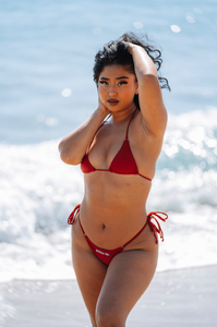 Dark Cherry Bikini Set